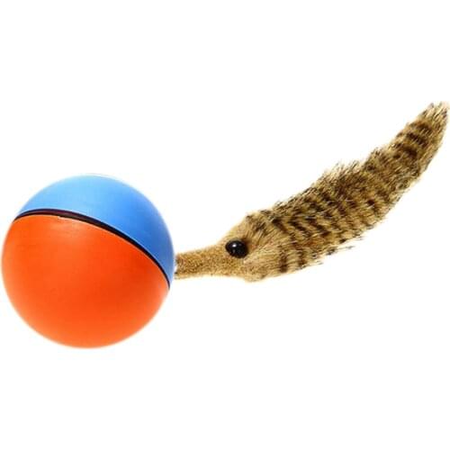 Dog Cat Weasel Jumping Moving Rolling Ball Puppy Pet Toy Play Favors