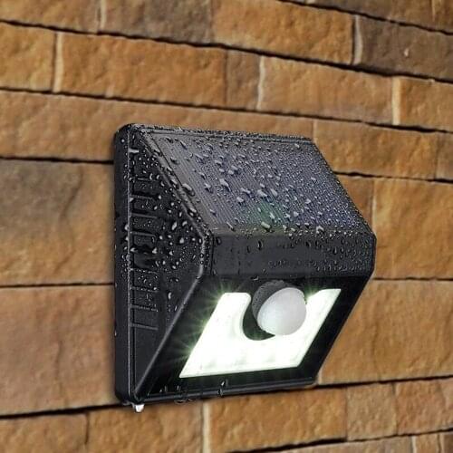 8LED solar body sensor light garden wall lamp outdoor waterproof solar street light door light