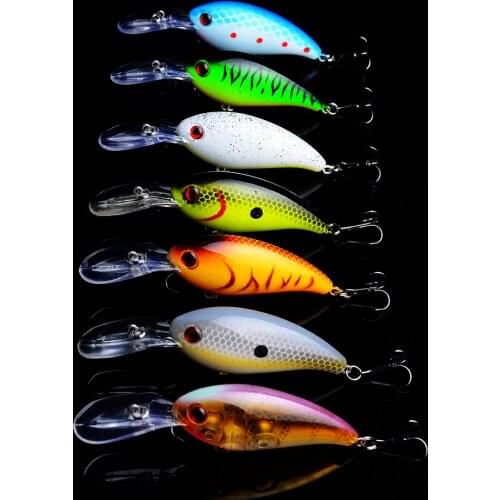 1Pcs Fishing Lure Crankbait 10cm 14.3g Jerkbait Fake Hard Minnow 3D Eyes With 2 Treble Hooks Fishing Tackle Tools