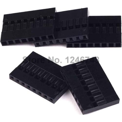 100PCS 2.54mm 8Pin 8P Dupont Connector Dupont Plastic Shell Plug Dupont Jumper Wire Cable Pin Header