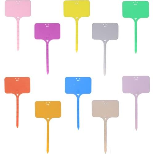 20/50PCS T-Type Plant Labels Waterproof Re-Usable Nursery Flower Vegetables Herb Markers Sign Stakes Garden Classification Tag