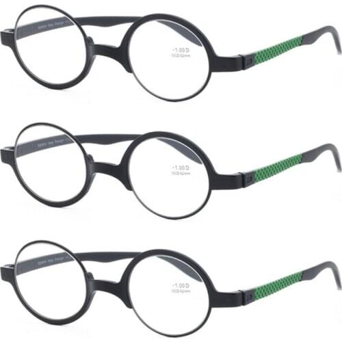 3 Pairs Retro Reading glasses men 1.0 1.5 2.0 2.5 3.0 3.5 4.0 Round Reading Glasses women circle lightweight readers black green