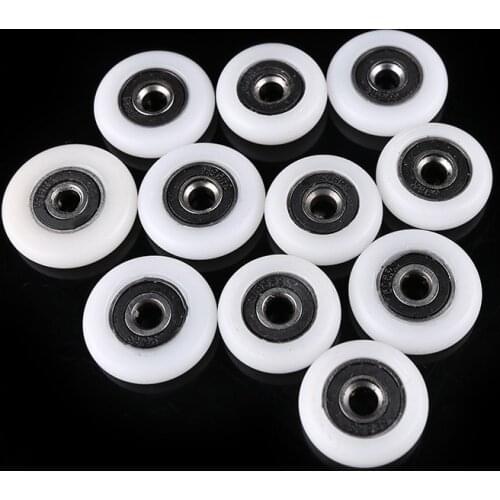 8pcs Shower Door Rollers/Runners/Spares 19/20/23/24/25/26/27mm wheels diameter, 5mm hole