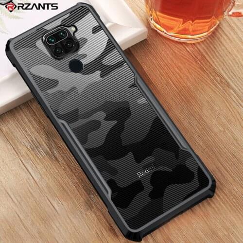 For Xiaomi Redmi Note 9 Case Camouflage Acrylic PC+TPU Airbag Shockproof Armor Case For Redmi10X 4G Anti-knock Back Cover Rzants