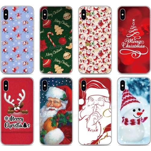 Merry Christmas Gift Cover For Wiko Y81 Y51 Y62 Y61 Y50 Y60 Y80 Sunny 5 View 5 Plus 3 4 Lite 2 Go Power U20 U10 Phone Case