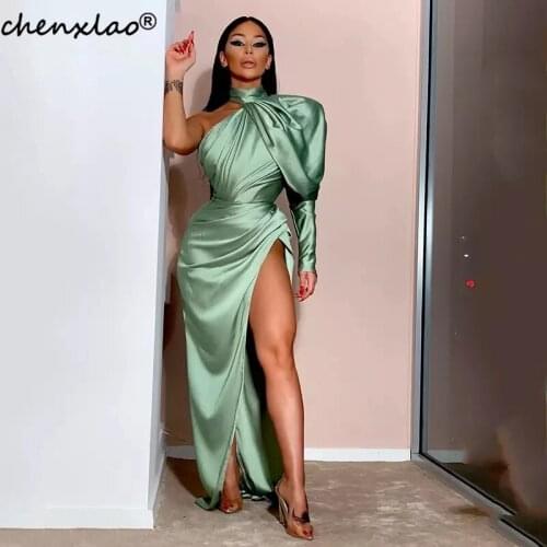 CHEN XIAO Womens One Shoulder Evening Dresses