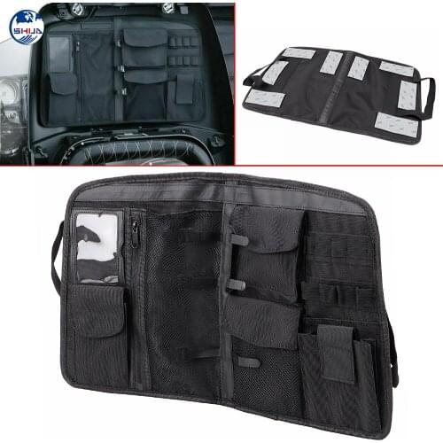 Black Tour Trunk Lid Organizer Tool Bag For Indian Roadmaster Chieftain Dark Horse Elite Limited Classic Motorcycle