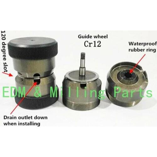 CNC CR12 EDM Drilling Guide NMB V Type Easy Threading Waterproof Assembly 40X70MM