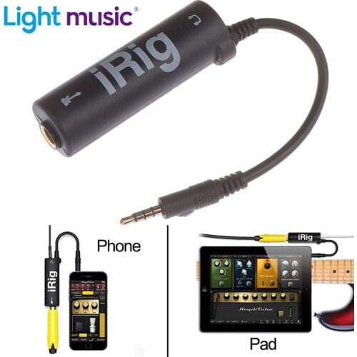 Guitar Interface I-Rig Converter Replacement Guitar for Phone Guitar audio interface Guitar tuner Guitar line irig converter