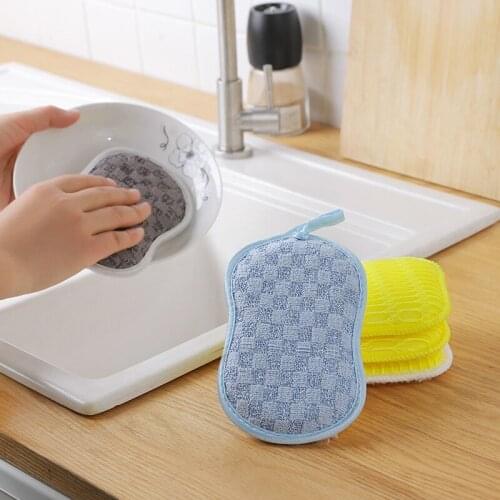 Dishwashing sponge, scouring pad, dishwashing, wiping pot, kitchen cleaning