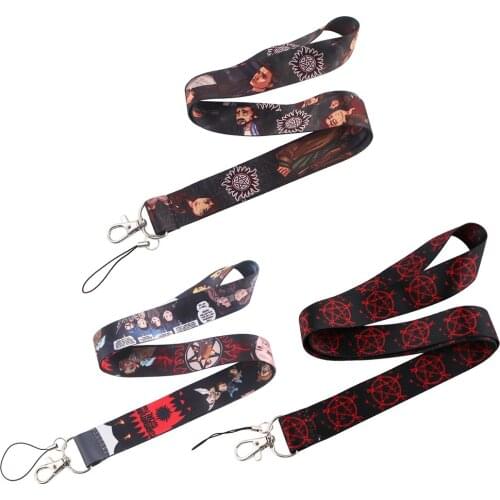 JF0266 TV Supernatural Lanyards Cool Neck Strap Mobile Phone Keys ID Card Holder Lanyard For Keys DIY Hanging Rope Lanyards