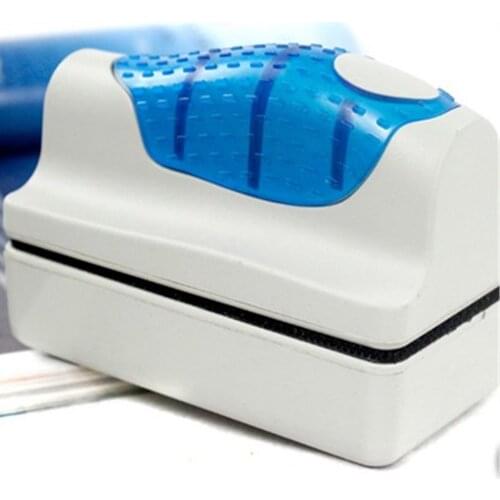Mini Algae Scraper Window Cleaning Floating Curve Aquarium Magnetic Brush Magnets Brush Cleaner Aquarium Fish Tank Glass