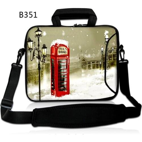 Phone Booth Laptop Bag 13.3 15.6 14 Notebook Bag Sleeve For Macbook Air Pro 13 15 Computer Shoulder Handbag Briefcase Bag