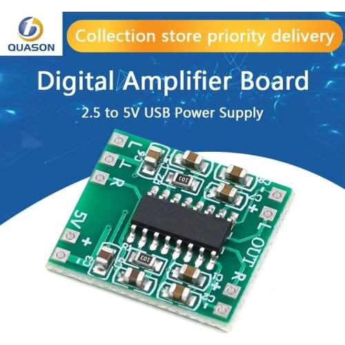 10PCS PAM8403 module Super digital amplifier board 2 * 3W Class D digital amplifier board efficient 2.5 to 5V USB power supply