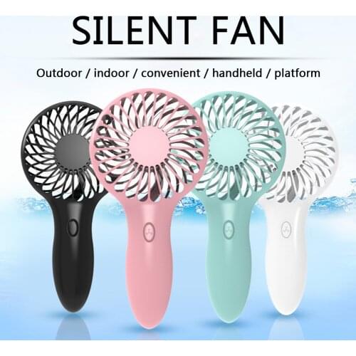 Mini Handheld Fan Portable Usb Rechargeable Battery Cooling Desktop with Base Mobile phone bracket 3 Modes for Travel Outdoor