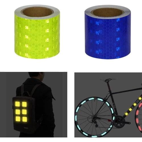 5CM*300CM Car Reflective Tape Decoration Stickers Car Warning Safety Reflection Tape Film Auto Reflector Sticker For Car Styling
