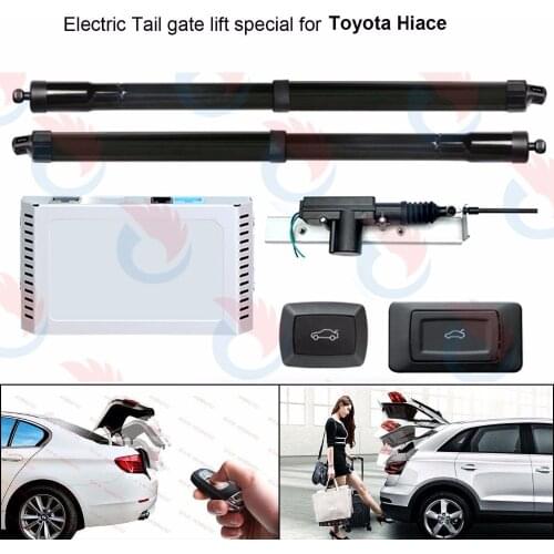 Smart Auto Electric Tail Gate Lift for Toyota Hiace standard version 2012-2017 Control Set Height Avoid Pinch with easy closer