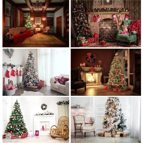 SHENGYONGBAO Vinyl Custom Christmas Day Photography Backdrops Prop Christmas Festival Theme Photo Studio Background 20915SD-04