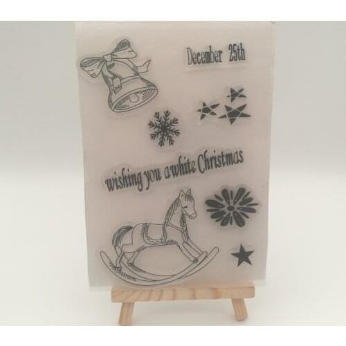 1sheet Trojan snowflake transparent stencil for DIY Scrapbooking photo album decorative sheets