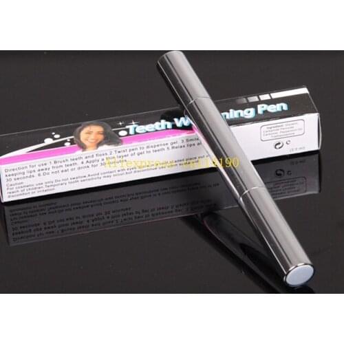 50pcsEMS DHL Free Shipping Wholesale Popular White Teeth Whitening Pen Tooth Gel Whitener Bleach Remove Stains oral hygiene