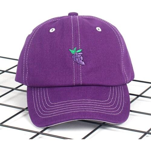 Sun Visor Cap Solid Color Fruit Print Baseball Cap Men women Fahsion Outdoor Sport Hat Adjustable Spring And Summer Hip Hop Hat