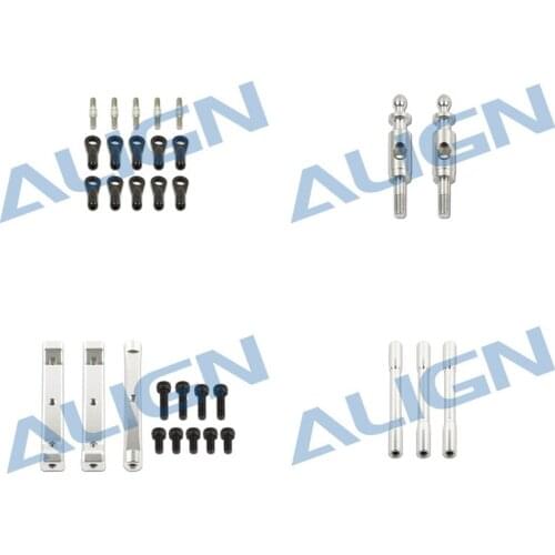 Align Trex 470L Counter Thread Main Linkage Rod Set H47H004AXW Canopy Mounting Bolt Frame Mount Trex 470 Parts RC Helicopter