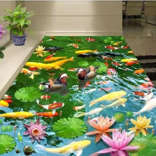 Ornamental Fish 3D-printed Carpet Living Room Bedroom Area Mat Childrens Room Tent Floor Rug Modern Hallway Large Carpet Tapis