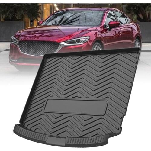 TPE Trunk Mat For Mazda 3 Sedan/3 Hatchback/For Mazda 6/CX-5/CX-30 2009-2021 Custom Waterproof Cargo Liner Carpets Accessories
