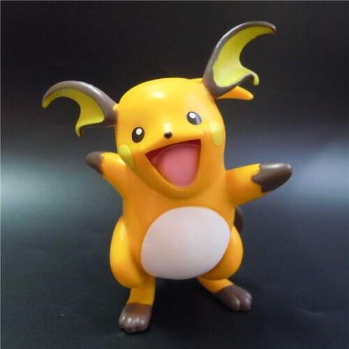 Pokemon Electric Type Raichu Cute Action Figure Ornament Model Toys