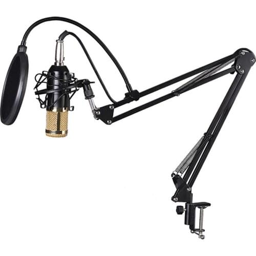 Multifunctional Live V8X Sound Card & BM800 Suspension Microphone Kit Broadcast Record Condenser Mic Set Intelligent Audio Mixer