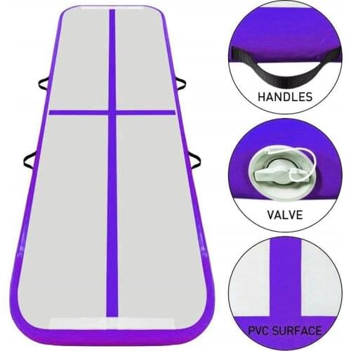 4m*1m*20cm Inflatable Air Track Tumbling Gym Yoga Mat for Home Use Training Gymnastics Airtrack Floor Mats Fitness Equipment