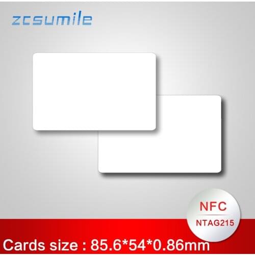 NFC 10pcs 215 Card Tag For TagMo White Card for All NFC Mobile Phone