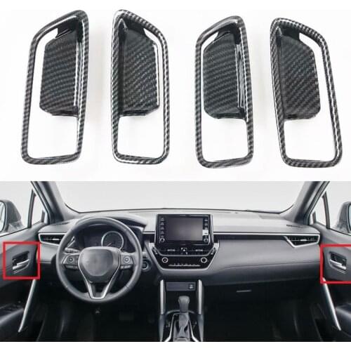 For Toyota Corolla Cross (XG10) 2020 2021 Inner Door Handle Catch Cover Bowl Cup Trim Decoration Car Styling