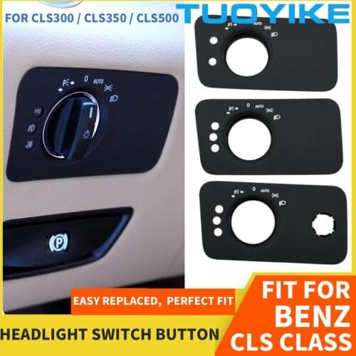 Car Interior Inner Headlight Switch Button Panel Cover Trim Replace For Mercedes BENZ W219 CLS Class CLS300 CLS350 CLS500 07-09