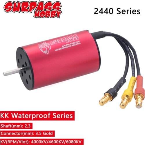 Waterproof 2440 4000KV 4600KV 6080KV Brushless Motor for Redcat Traxxas HSP 1:16 1:18 RC Drift Racing Climbing Off-road
