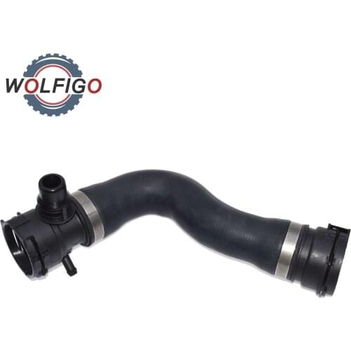 WOLFIGO Upper Coolant Cooling Radiator Engine Hose For BMW E82 E88 135i M E90 E91 E92 E93 335i 335xi 335is X1 E84 35ix Z4 E89