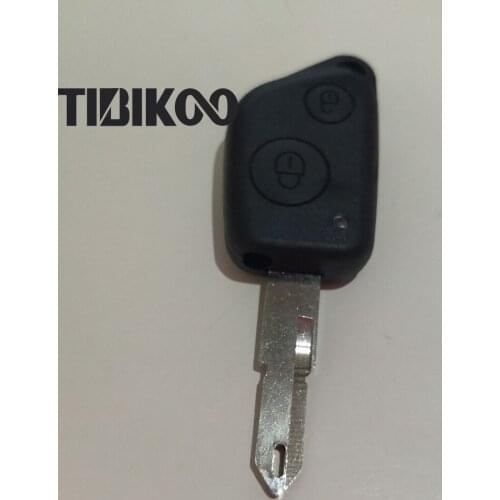 10PCS/20PCS Key Blanks For Peugeot 206 Car Remote Key Shell 2 Buttons Key Case