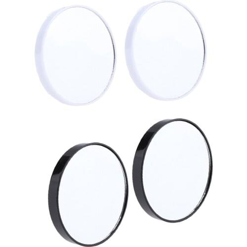 4pcs Travel 10X Magnification Wall Mount Mirror For Makeup Applying Tweezing