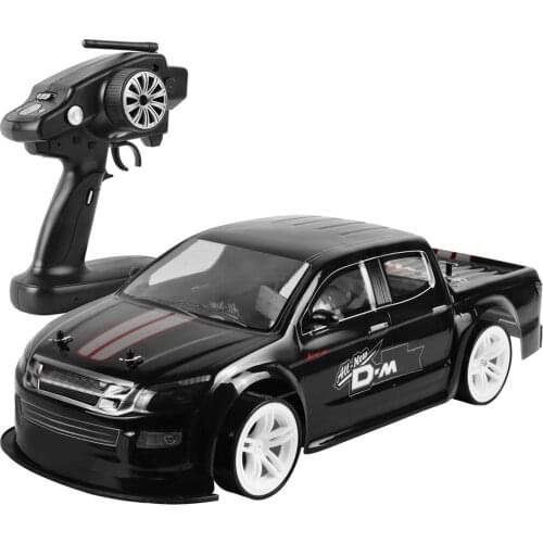 1:10 2.4G 70KM/H 4WD High Speed RC Drift Off-Road Pickup Truck Race Car Model With 2 Batteries For Children Educational Toy Gift