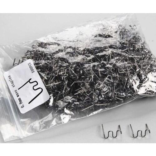 100/500PCS Hot Stapler Staples For Plastic Welder Car Bumper Repair Welding Machine Hot Melt Welding Tool