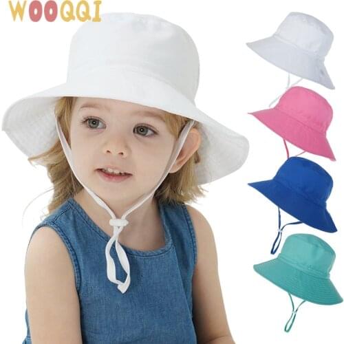 Childrens Hats Sun Hats Baby Breathable Basin Hats Boys and Girls Beach Hats Fisherman Hats