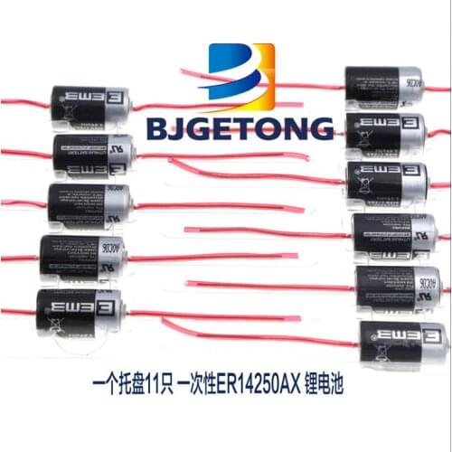20Pcs/LOT EEMB ER14250 14250 1/2AA 3.6V 1200mAh Lithium Battery With welding
