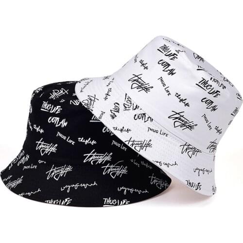 2021 Summer Bucket Hats Women Mens Panama Hat Double-sided Wear Fishing Hat Cycling Fisherman Cap For Boys/girls Bob Femme