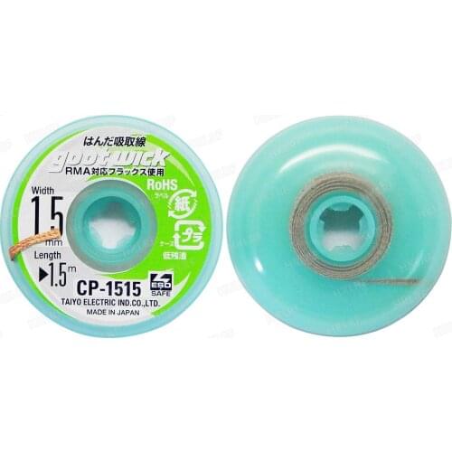 TAIYO Desoldering Goot Wick CP-3015 CP-2015 CP-2525 CP-3015 CP-3535 Japan Original RoHS