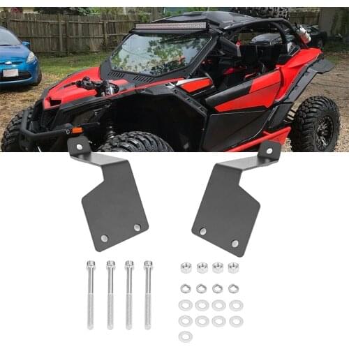Wsen Upper Roof 40 inch LED Light Bar Mounting Brackets For Can-Am Maverick X3 Max R Models