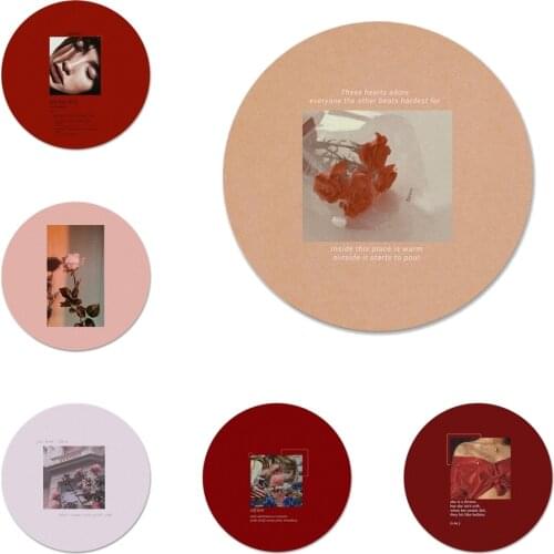 Pink songs lyrics Aesthetic Icons Pins Badge Decoration Brooches Metal Badges For Backpack Decoration