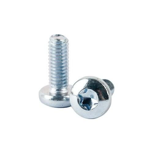 20pcs M5 galvanized screws Torx pan head screw T&TX round headed anti-theft no column bolts mechanical bolt 8mm-35mm long