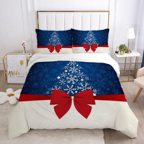 3D Bedding Sets XMAS Duvet Cover Set Quilt Covers and Pillow Shams Comforther Case American Christmas Printing Design Bedclothes