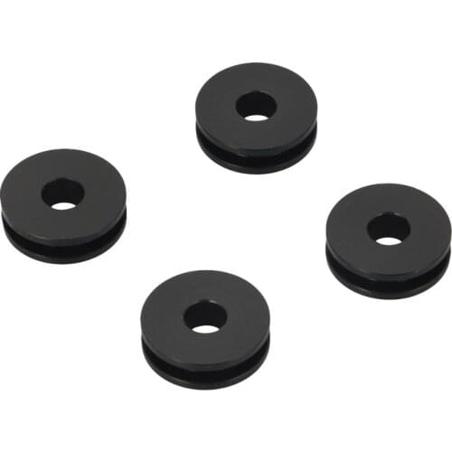 4pcs Motorcycle Windshield Mounting Bushing Grommets for Harley Touring FLHR FLSTC Motorbike Accessories Black