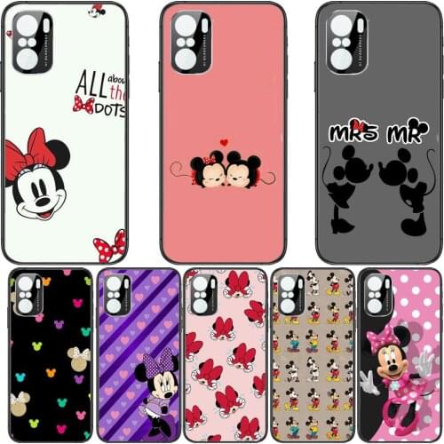 Disney phone case soft quality apple Phone Case For xiaomi redmi POCO F1 F2 F3 X3 Pro M3 9C 10T Lite NFC Black Cover Silicone Ba